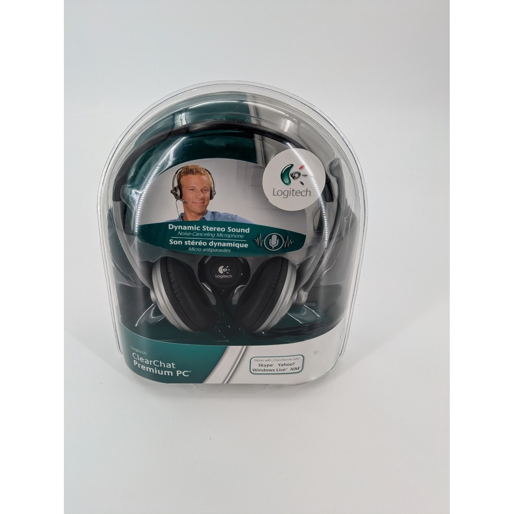 Logitech ClearChat Premium PC Headset Noise Canceling BRAND NEW - Picture 7 of 10